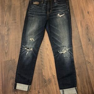 American Eagle High-Rise Distressed Jeans
